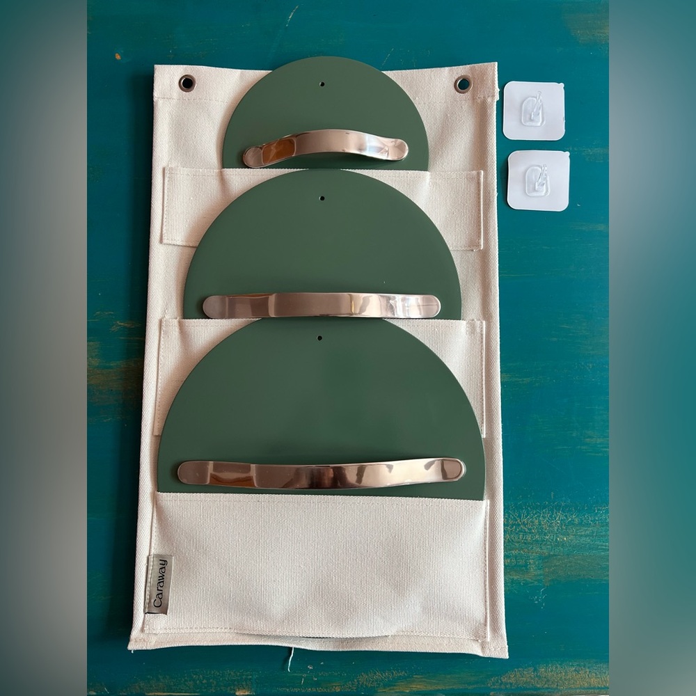 BRAND NEW NEVER USED Caraway Canvas Lid Holder (No Lids Included)